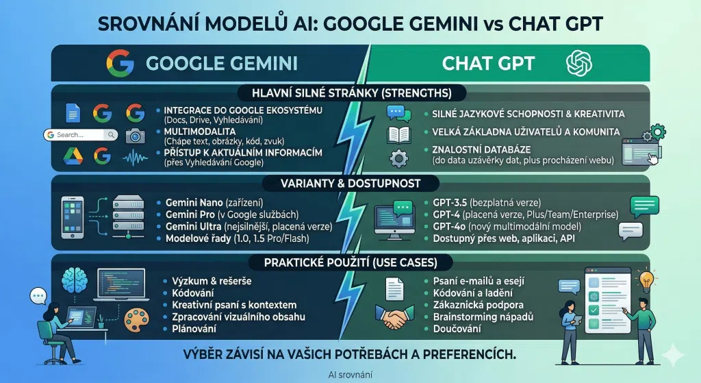 Gemini vs ChatGPT